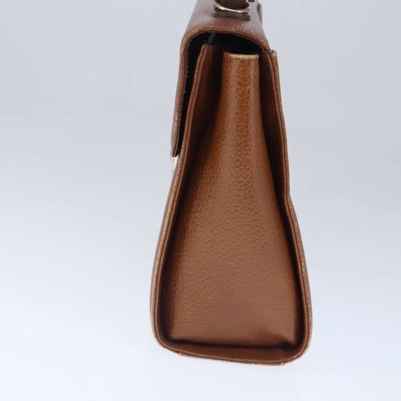 Burberrys Hand Bag Leather 2way Brown Auth ti2407 - Picture 4 of 16